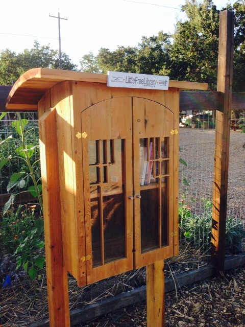 New Little Free Library now open at Lafayette Community Garden